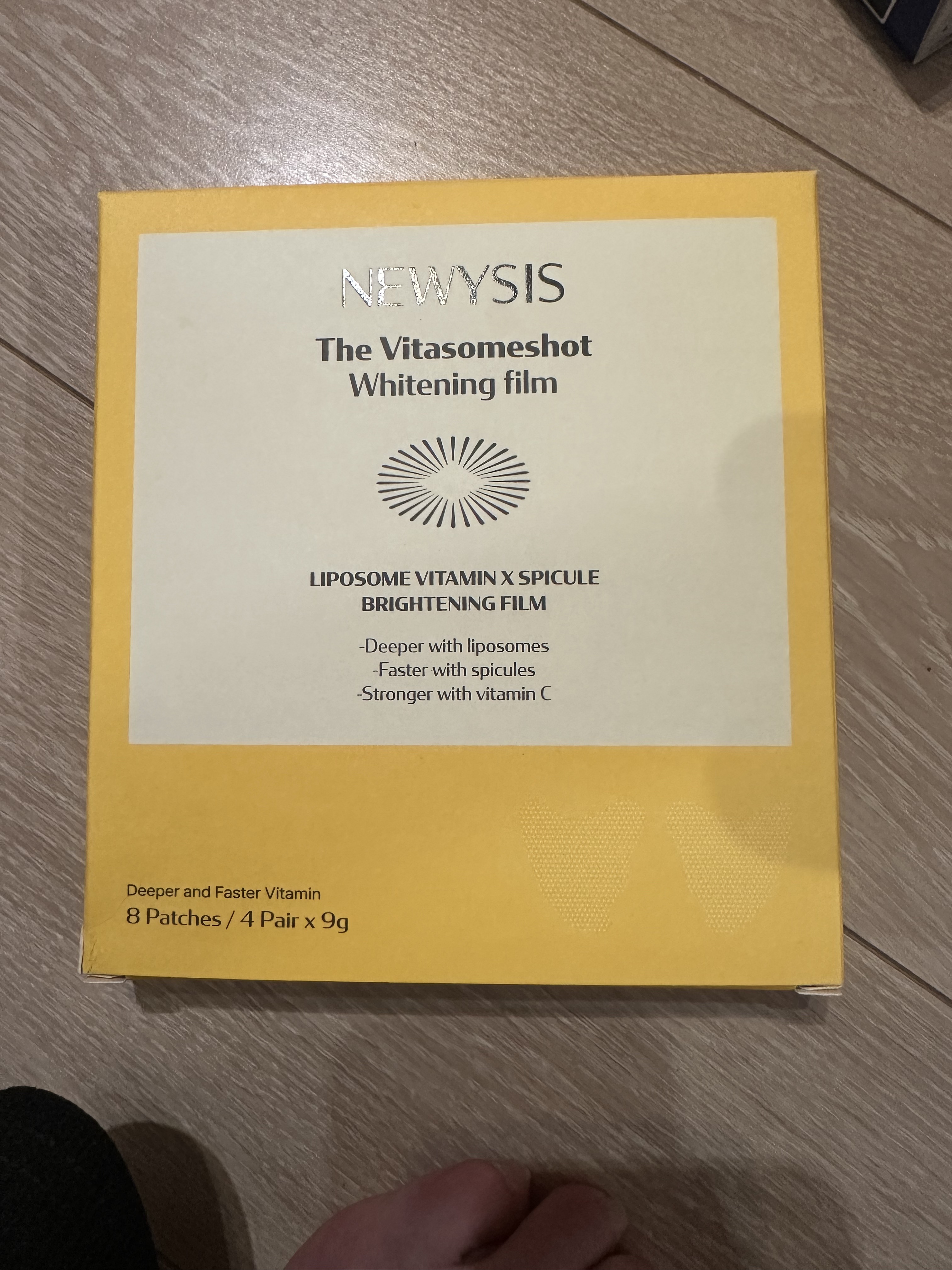ビタソームショットホワイトニングフィルム/NEWYSIS/シートマスク・パックを使ったクチコミ（1枚目）
