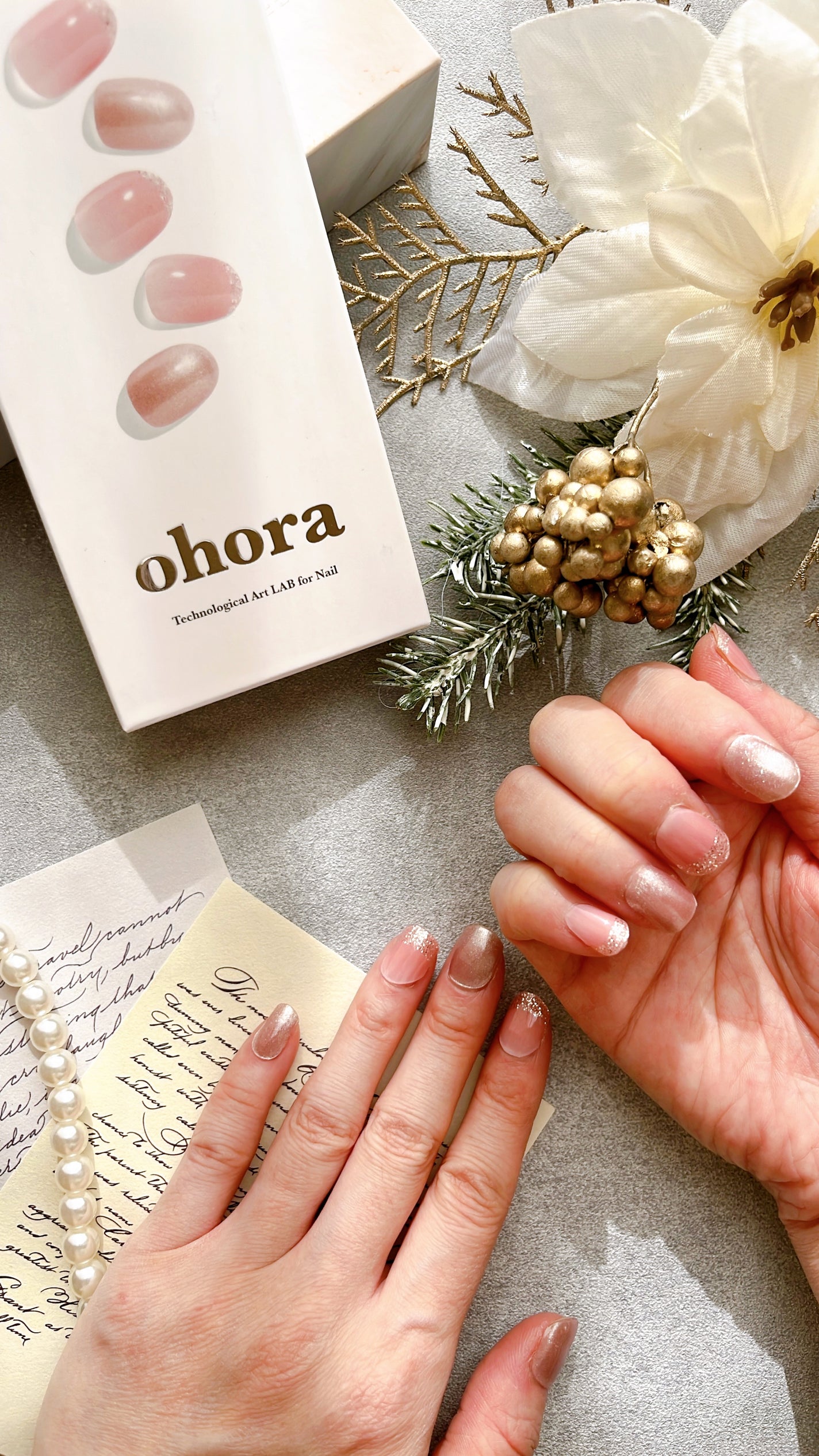 セミキュアジェルネイル(ハンド)/ohora/ネイルシールを使ったクチコミ(1枚目)