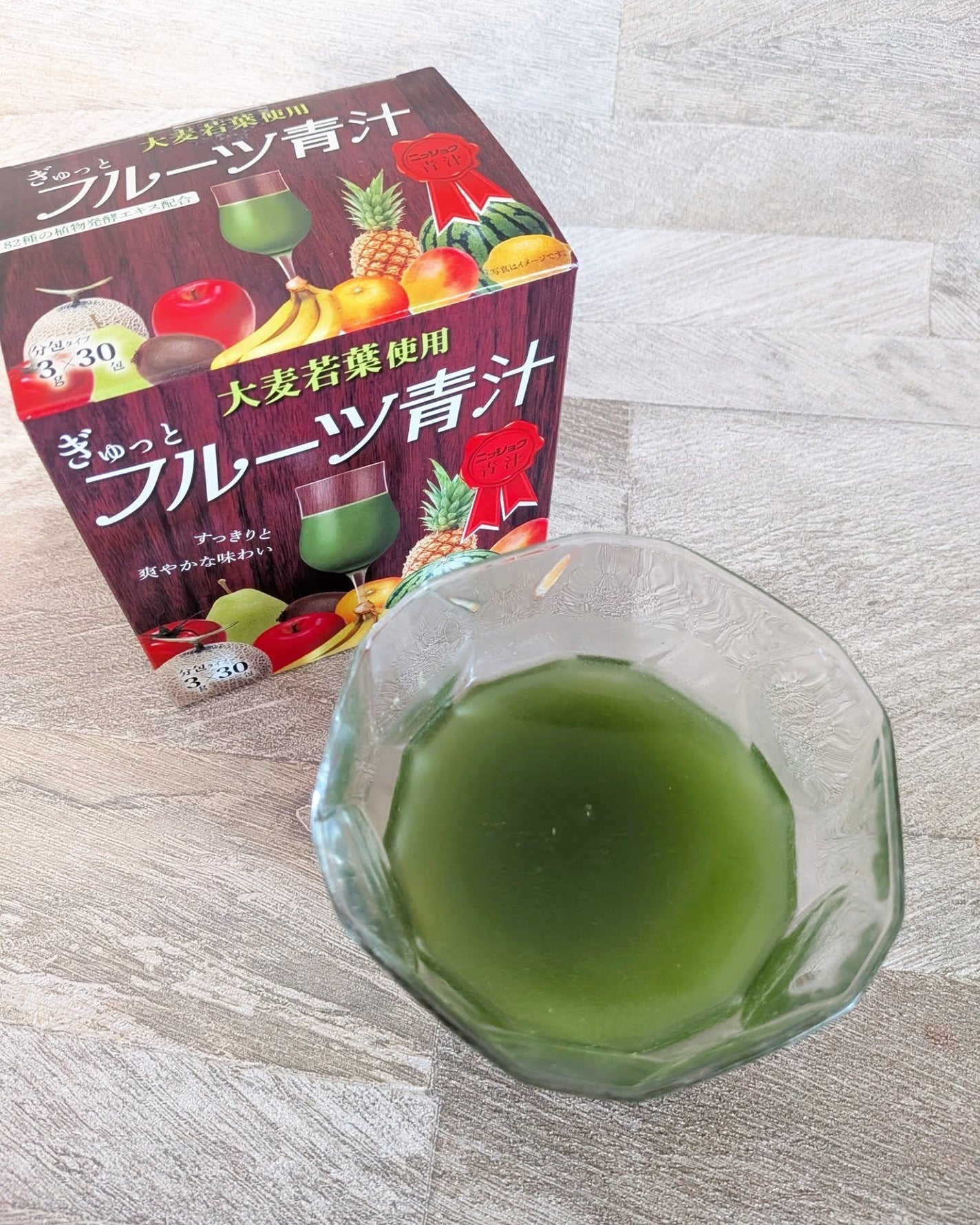ぎゅっとフルーツ青汁/ニッショク/青汁を使ったクチコミ(4枚目)