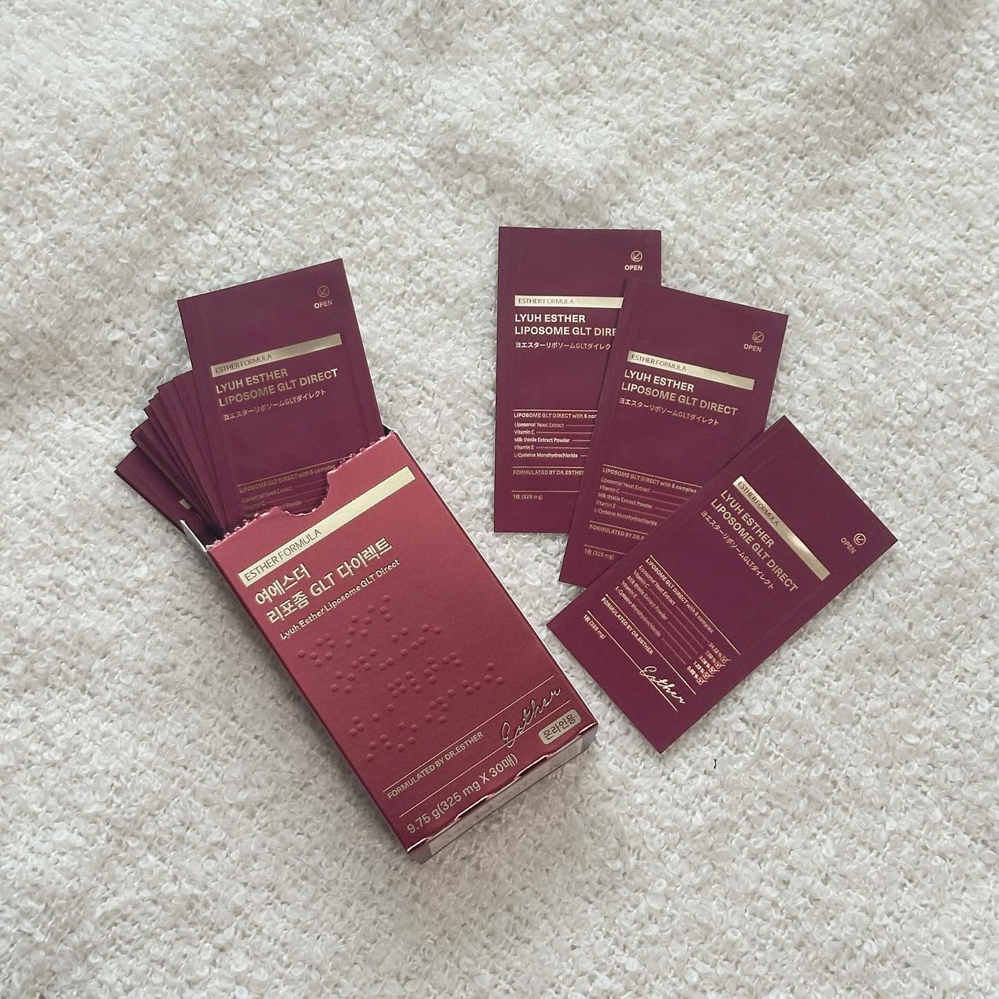 ヨエスターGLTダイレクトウルトラX/ESTHER FORMULA/美容サプリメントを使ったクチコミ(1枚目)