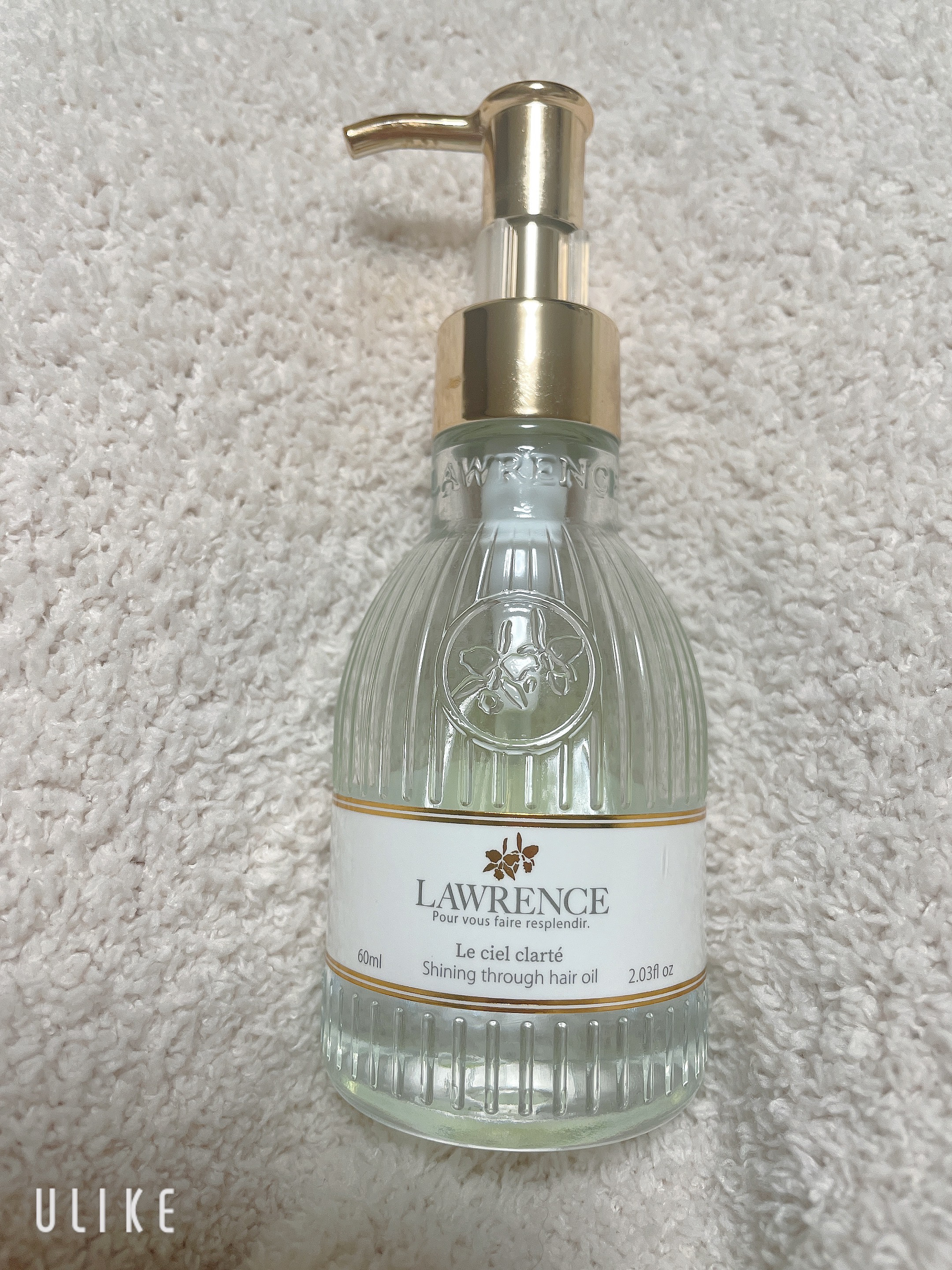 ロウレンス  ロウレンス シャイニングスルーヘアオイル ルシェルクラーテ(モイストタイプ)　のクチコミ「ロウレンス 
シャイニングスルーヘアオイル ルシェルクラーテモイストタイプ　¥1,650💸💰
.....」（1枚目）