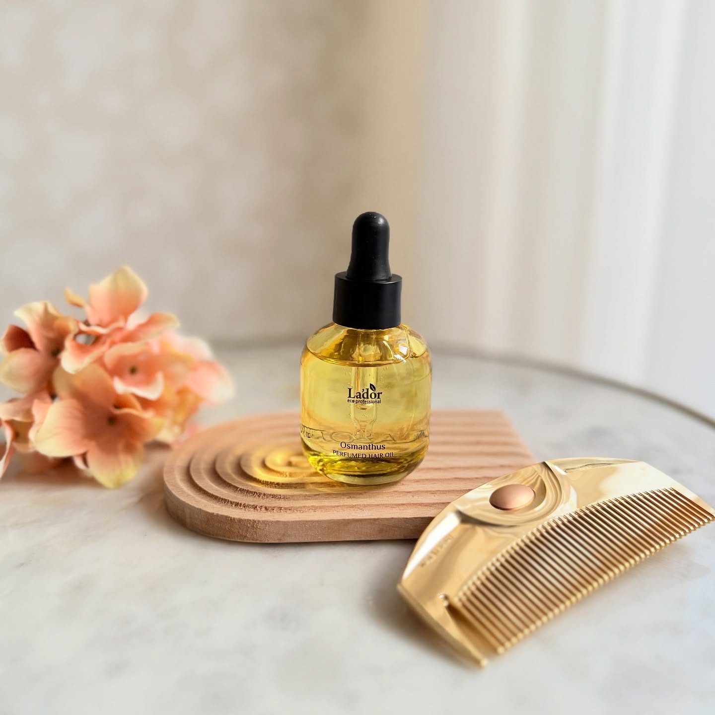 パフュームヘアオイル オスマンサス/La'dor/ヘアオイルを使ったクチコミ（1枚目）