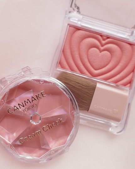クリームチーク/キャンメイク/ジェル・クリームチークを使ったクチコミ(1枚目)