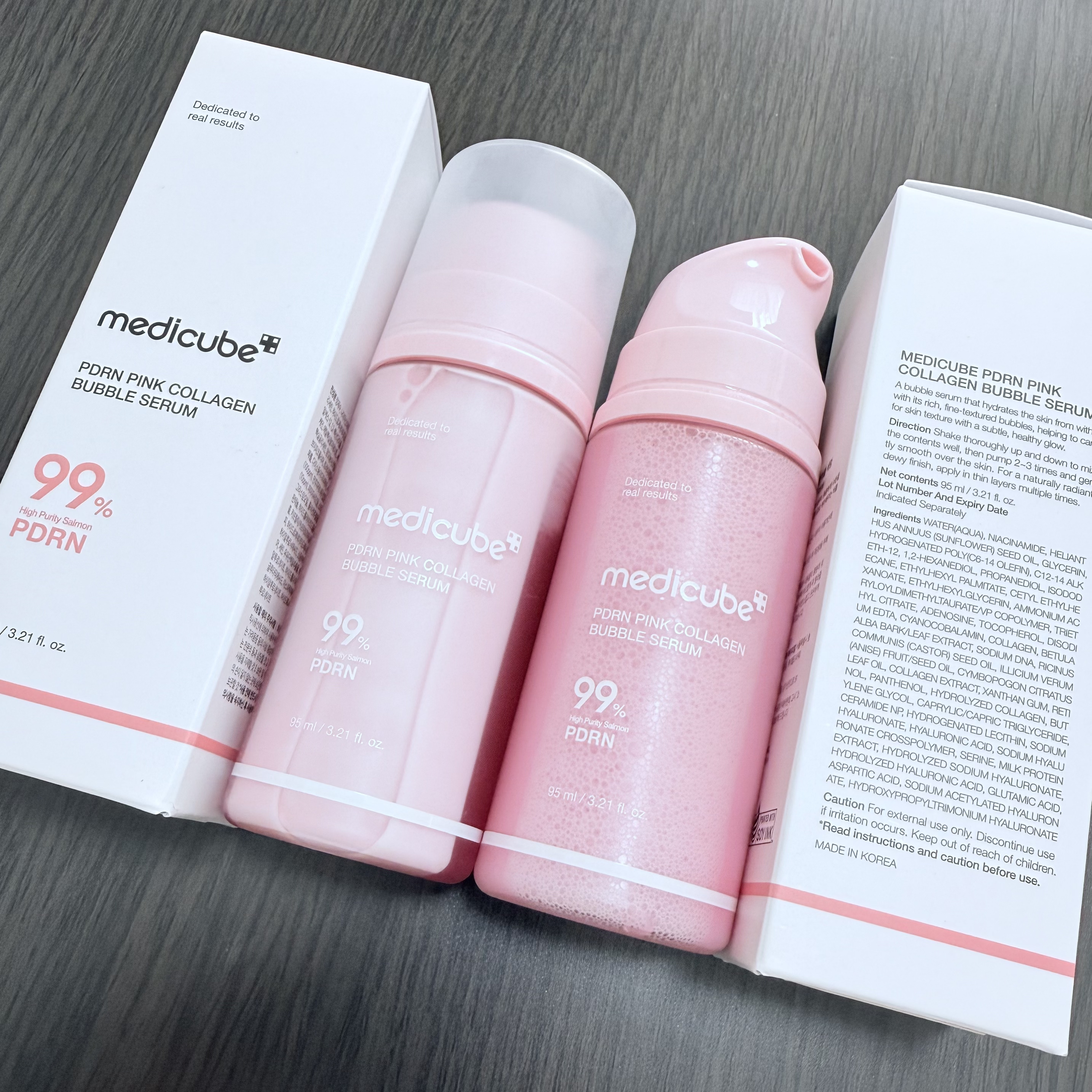 PDRNピンクコラーゲンバブルセラム/MEDICUBE/美容液を使ったクチコミ（1枚目）