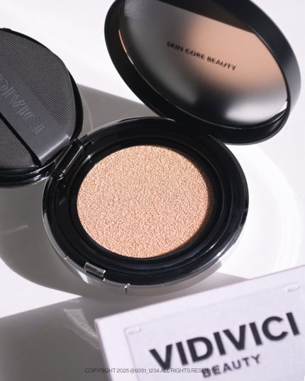 ブラックパーフェクション カバーフィットクッション/VIDIVICI/クッションファンデーションを使ったクチコミ(3枚目)