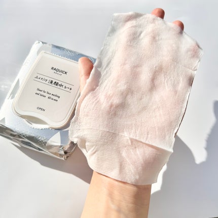 ふくだけ洗顔水シート/ラクイック/化粧水を使ったクチコミ(6枚目)