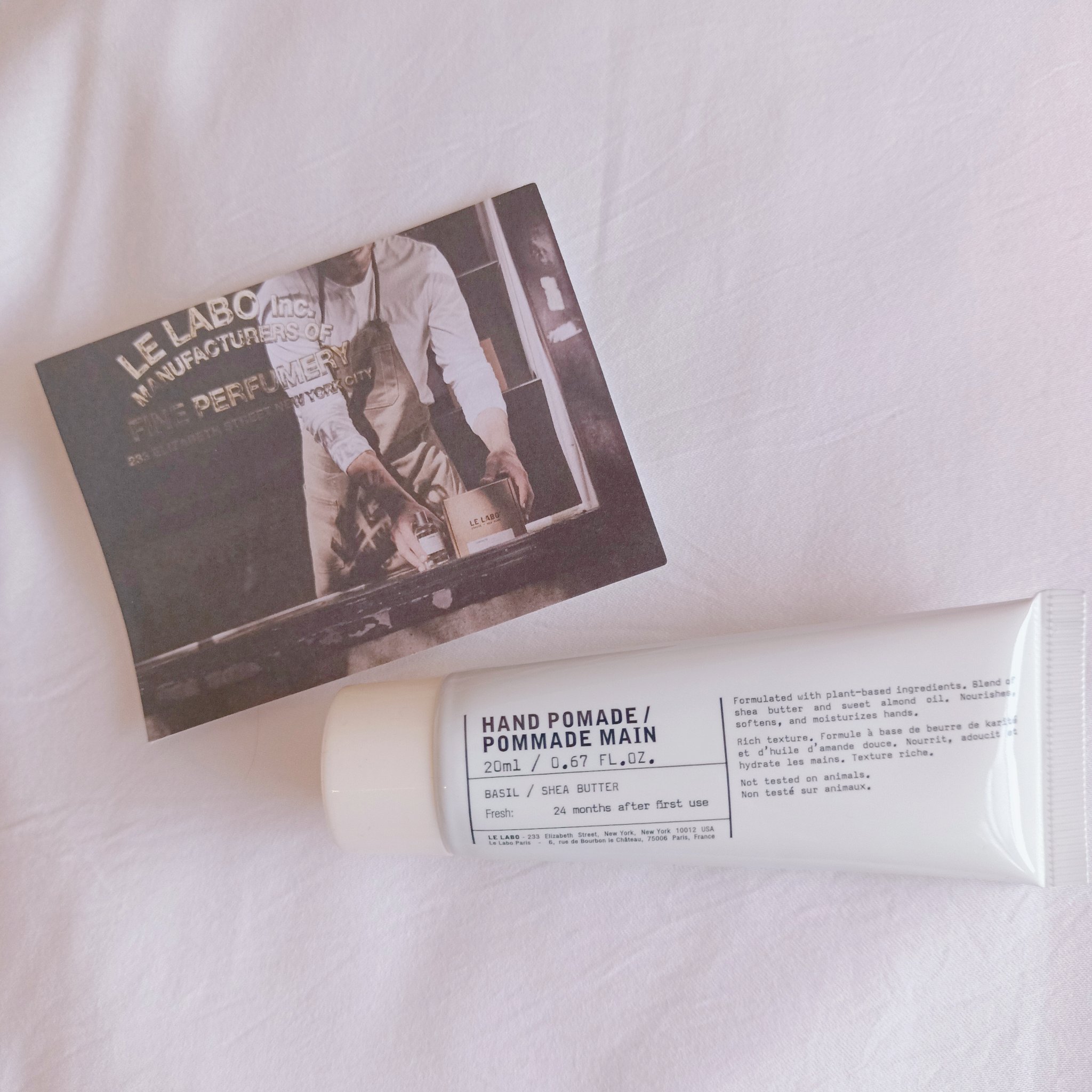 HAND POMADE BASIL/LE LABO/ハンドクリームを使ったクチコミ（1枚目）