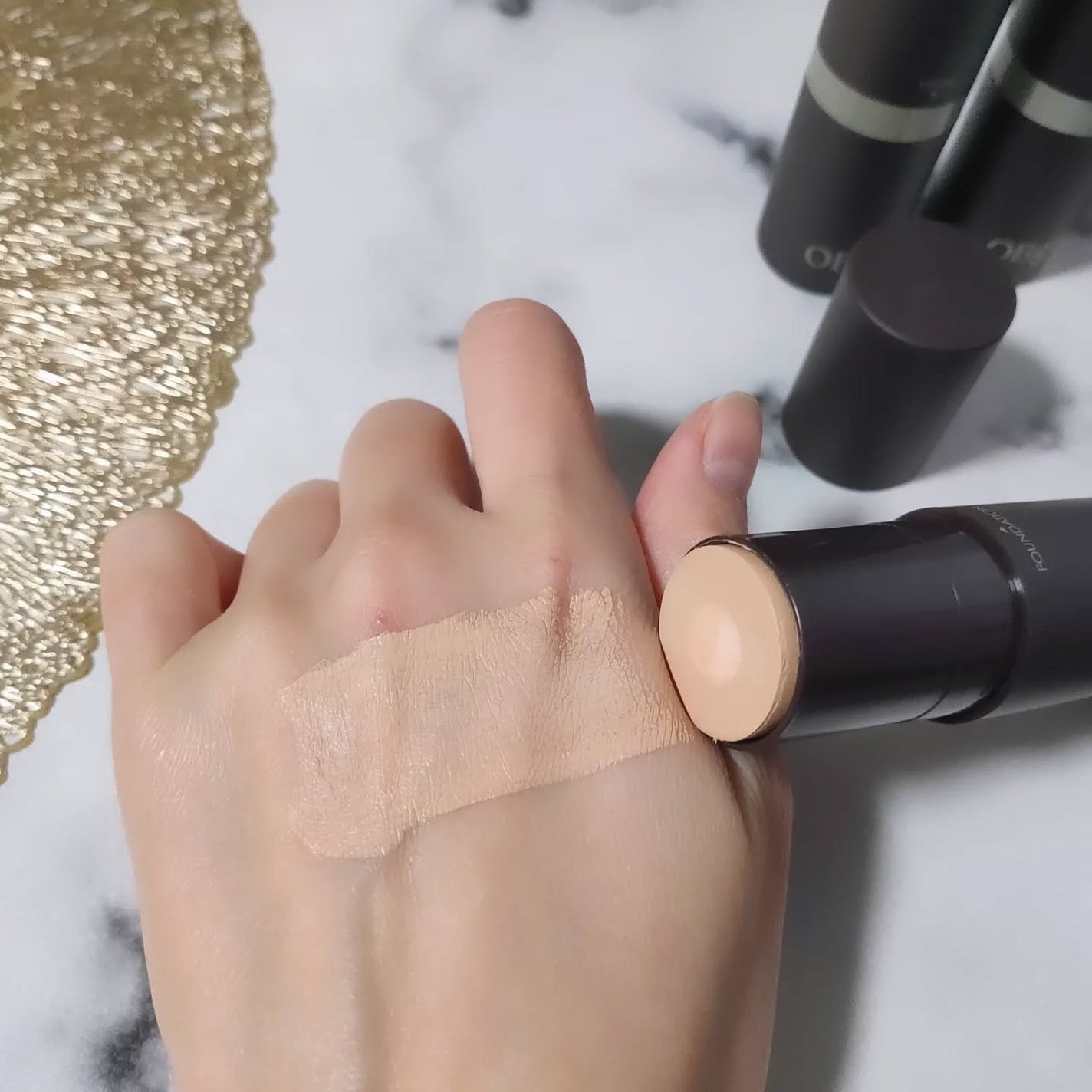 オブジェ ナチュラルカバーファンデーション SPF50+ PA++++/オブジェ/その他ファンデーションを使ったクチコミ(6枚目)