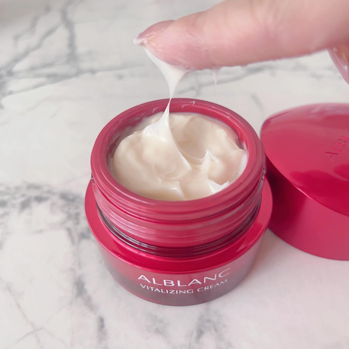 バイタライジングクリーム/ALBLANC/フェイスクリームを使ったクチコミ(4枚目)