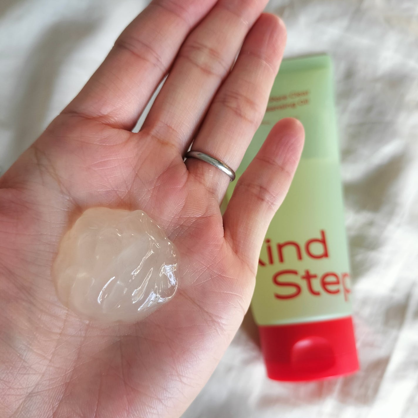 ティーツリージェルクレンジングオイル/KindStep/クレンジングジェルを使ったクチコミ(3枚目)