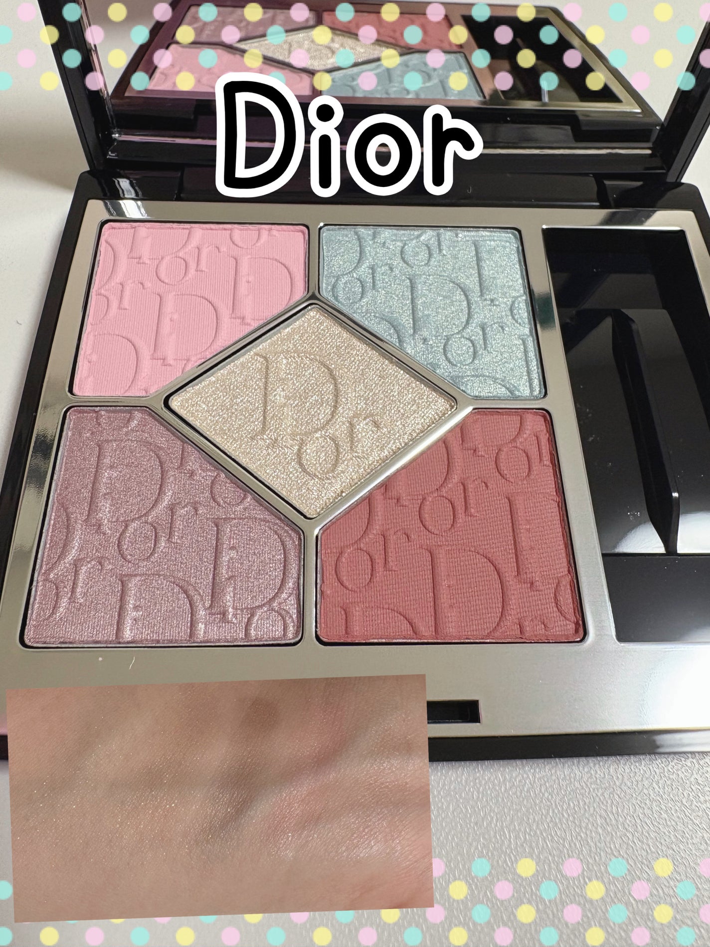【旧】ディオールショウ サンク クルール(スプリング コレクション 2025 限定品)/Dior/アイシャドウを使ったクチコミ(1枚目)
