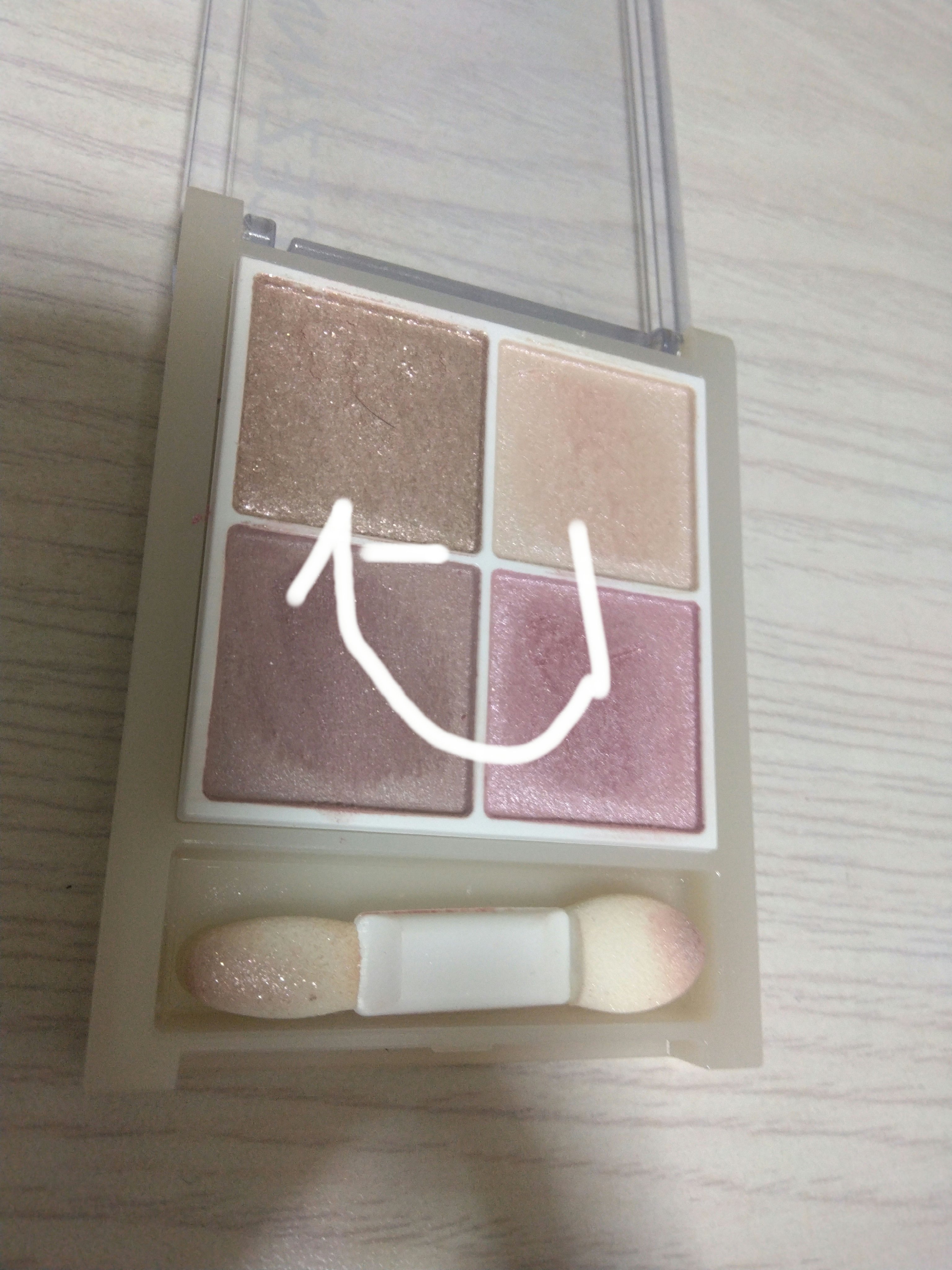 ペールトーンアイシャドウ/CEZANNE/アイシャドウを使ったクチコミ（2枚目）