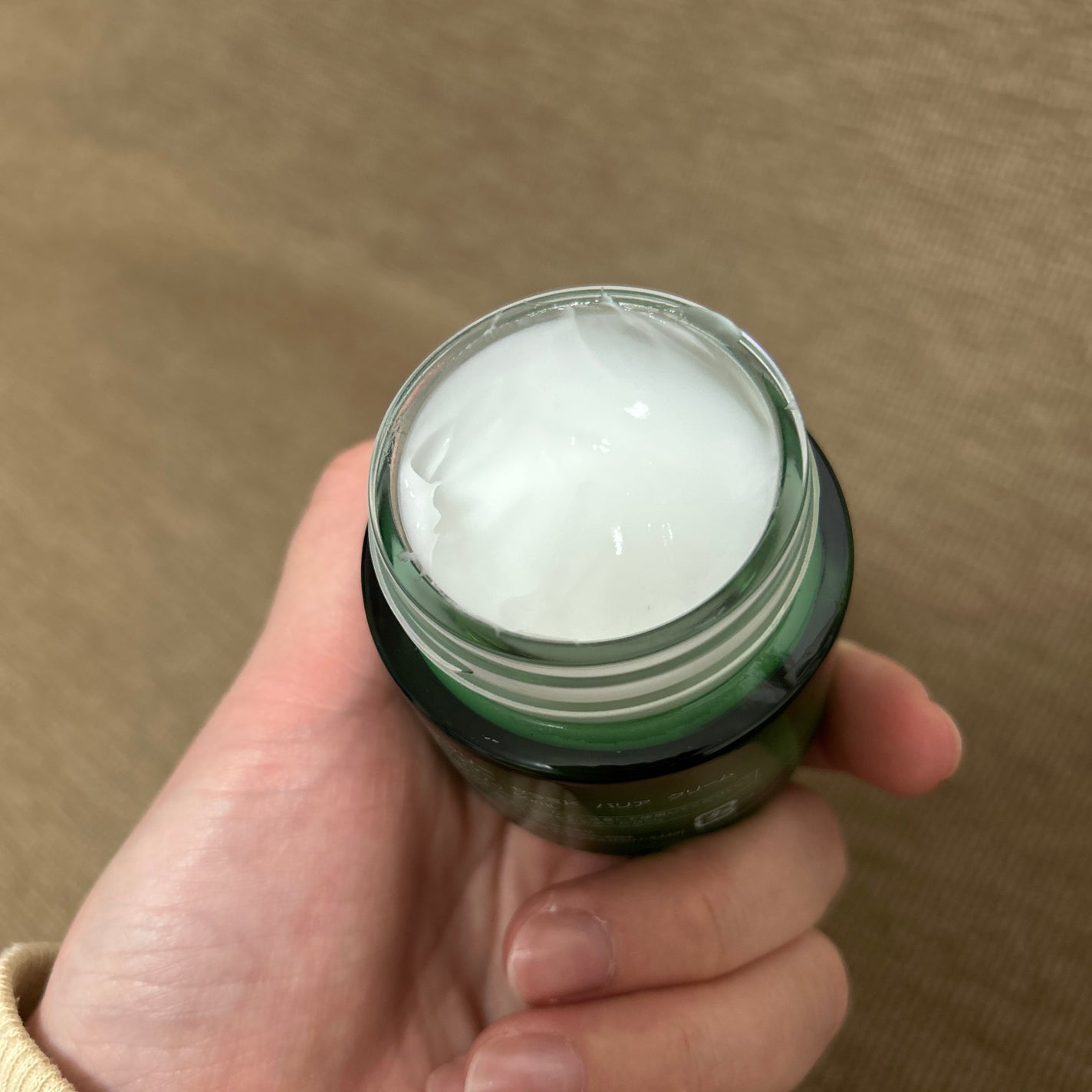 グリーンティー セラミド バリア クリーム/innisfree/フェイスクリームを使ったクチコミ(2枚目)