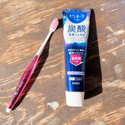 ピュオーラ 炭酸ハミガキ【医薬部外品】/ピュオーラ/歯磨き粉を使ったクチコミ(2枚目)