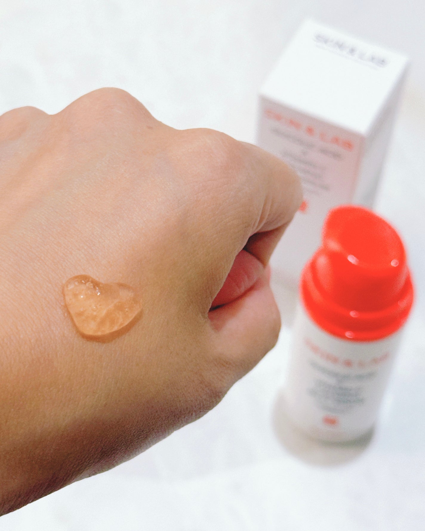 グリコール酸×ビタミンC カーミングゼリーセラム/SKIN&LAB/美容液を使ったクチコミ(4枚目)