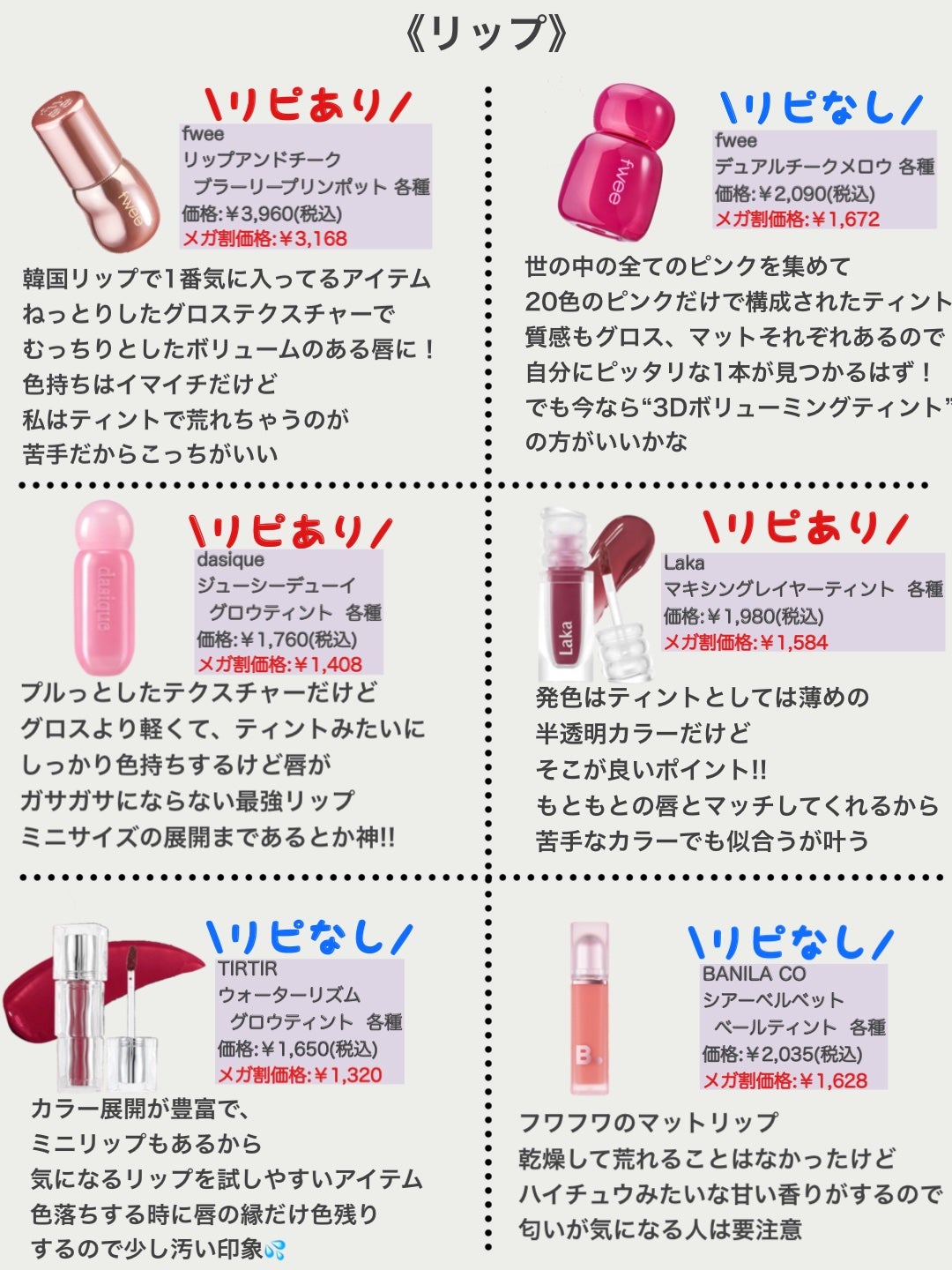 おみ on LIPS 「【メガ割】Qoo10メガ割で買える商品リピあり?リピなし?/1..」(10枚目)