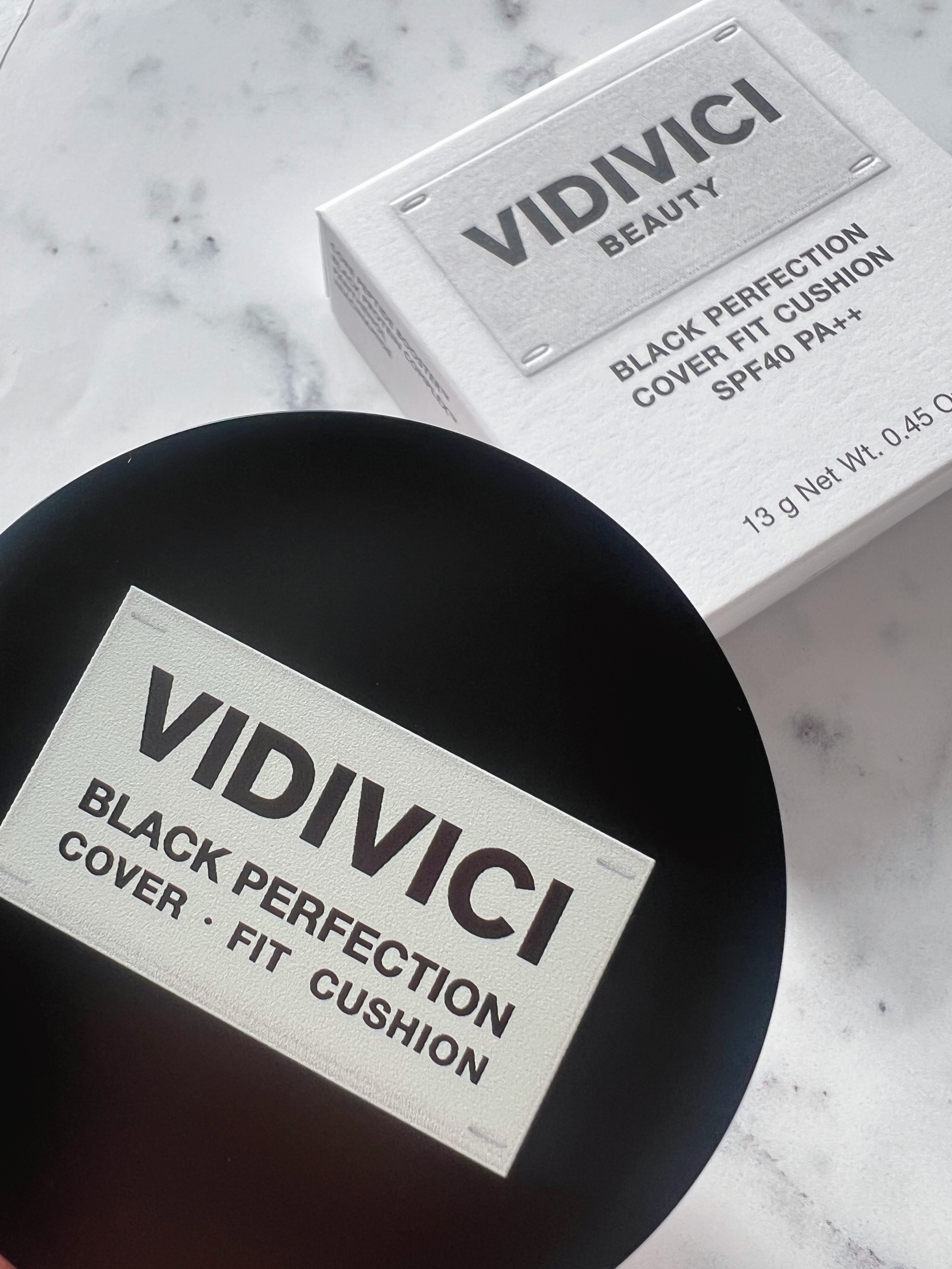 ブラックパーフェクション カバーフィットクッション/VIDIVICI/クッションファンデーションを使ったクチコミ（1枚目）