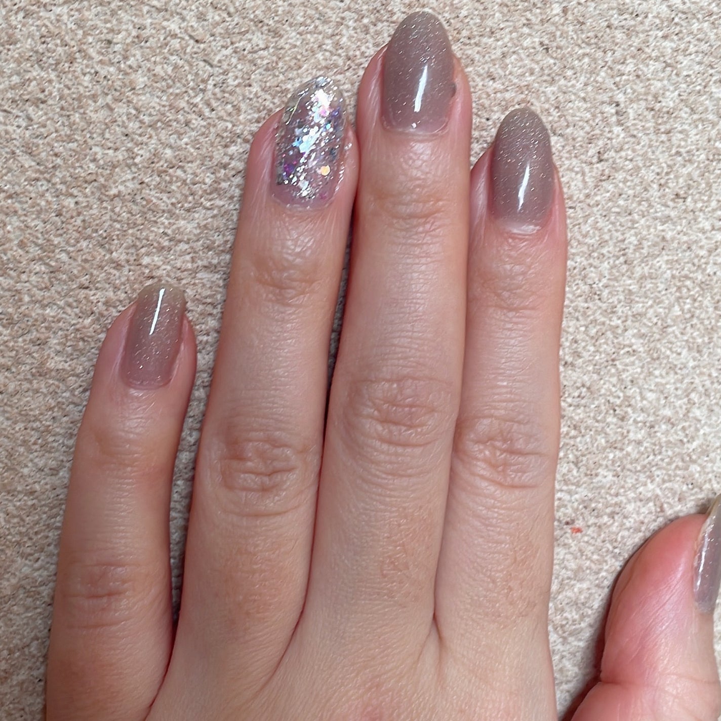 ジェルネイル(ライト対応)/セリア/ジェルネイルを使ったクチコミ(2枚目)