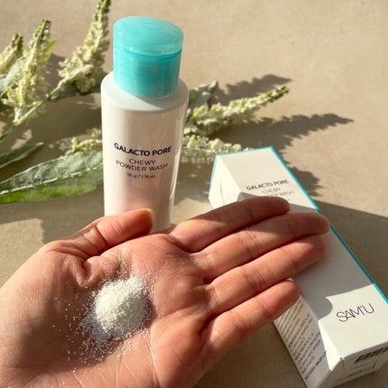 サミュ ガラクトポア チューイー パウダーウォッシュ/SAM'U/洗顔パウダーを使ったクチコミ(5枚目)