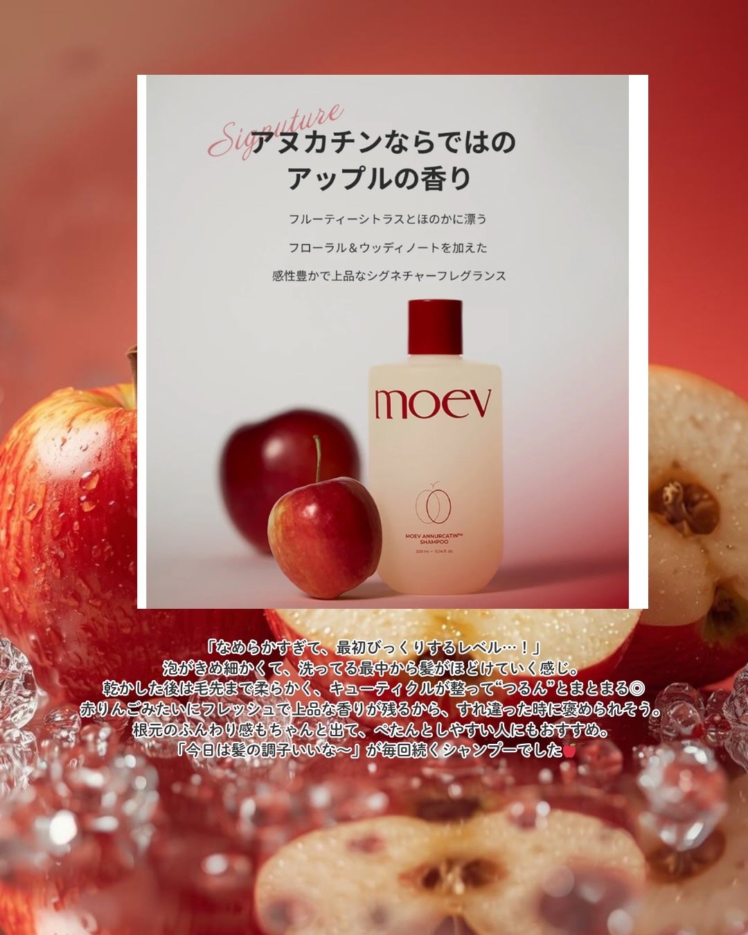 モエブ アヌカチン シャンプー/トリートメント/moev/市販シャンプーを使ったクチコミ(3枚目)