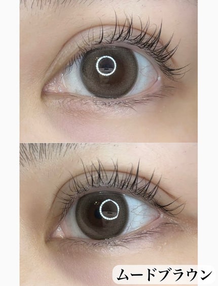 Moodnight 1Month/OLENS/カラーコンタクトレンズを使ったクチコミ(4枚目)