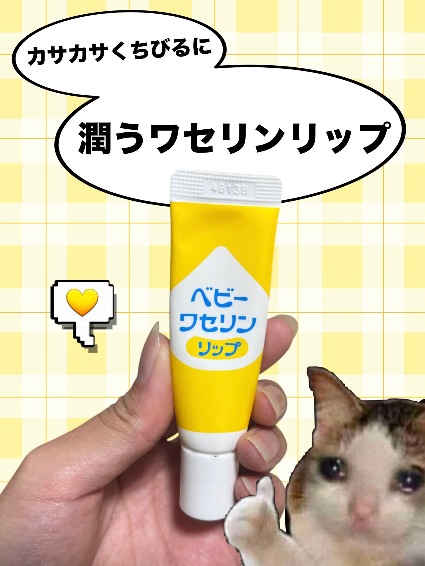 ベビーワセリンリップ/健栄製薬/リップクリームを使ったクチコミ(1枚目)