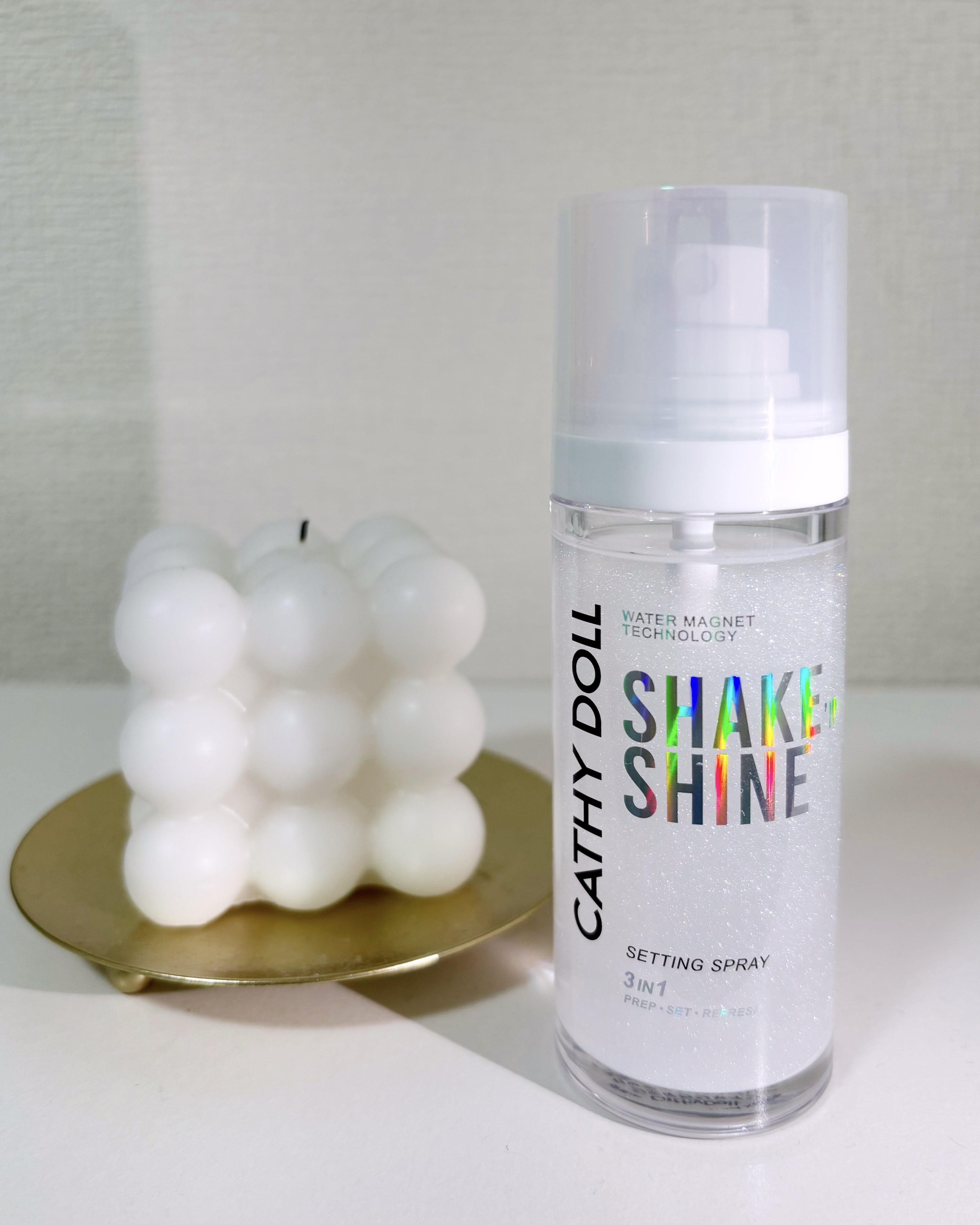 シェイクシャインセッティングスプレー/CathyDoll/フィックスミストを使ったクチコミ（1枚目）