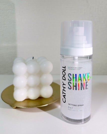 シェイクシャインセッティングスプレー/CathyDoll/フィックスミストを使ったクチコミ(1枚目)