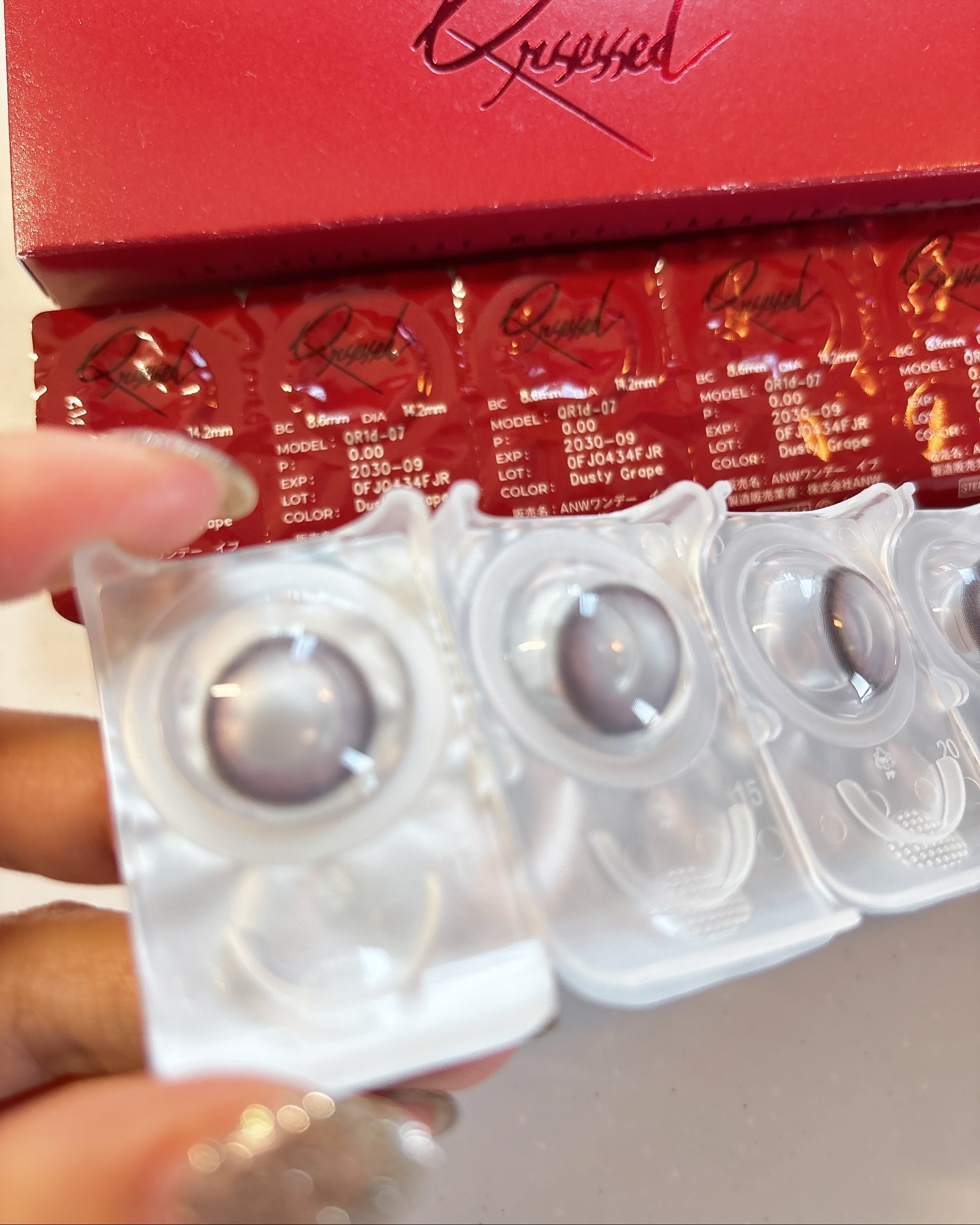 Qrsessed 1day/Qrsessed/ワンデー（１DAY）カラコンを使ったクチコミ（3枚目）