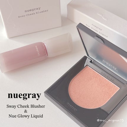 スウェイチークブラッシャー/nuegray/ジェル・クリームチークを使ったクチコミ(1枚目)