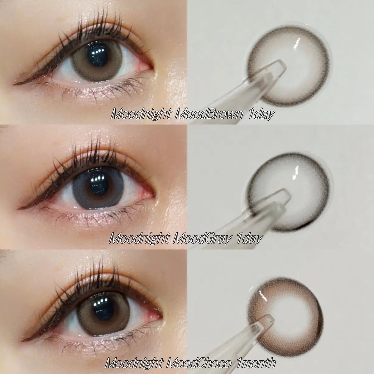 Moodnight 1day/OLENS/ワンデー（１DAY）カラコンを使ったクチコミ（2枚目）