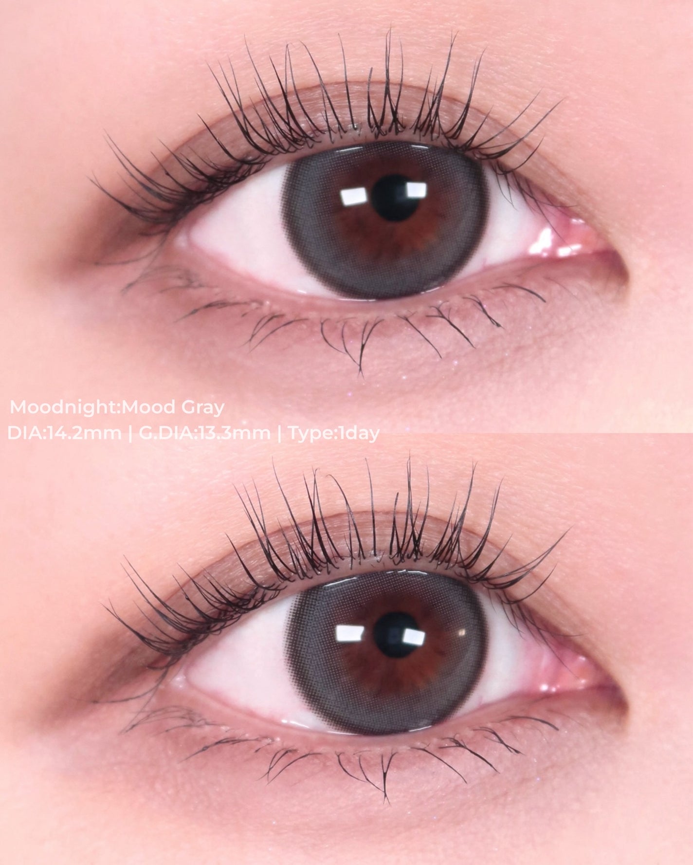 Moodnight 1Month/OLENS/カラーコンタクトレンズを使ったクチコミ(4枚目)
