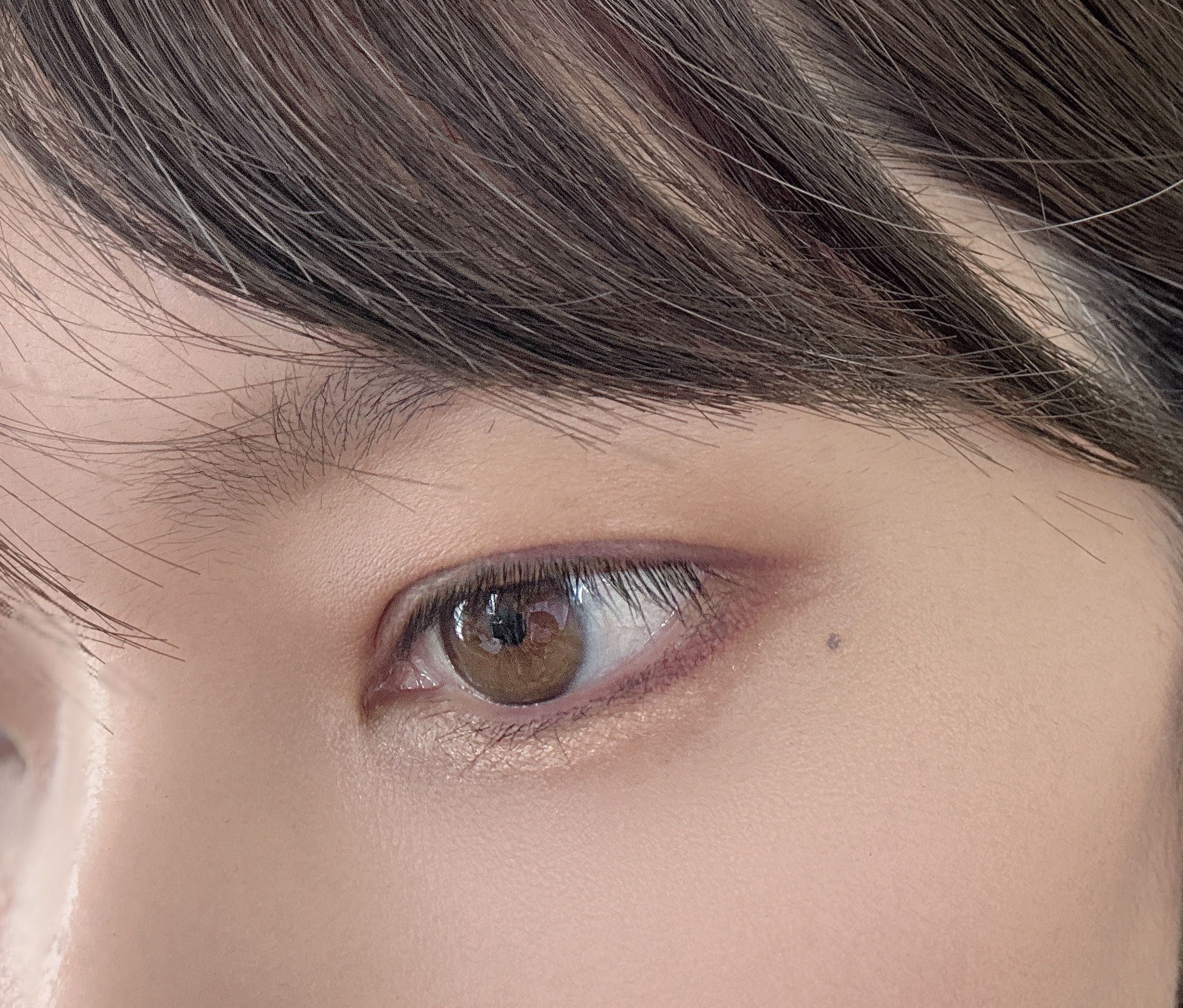 ジェル アイライナー/ちふれ/ジェルアイライナーを使ったクチコミ（3枚目）