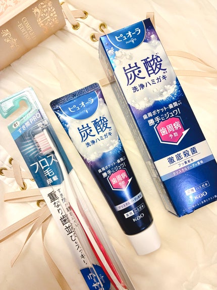 ピュオーラ 炭酸ハミガキ【医薬部外品】/ピュオーラ/歯磨き粉を使ったクチコミ(3枚目)