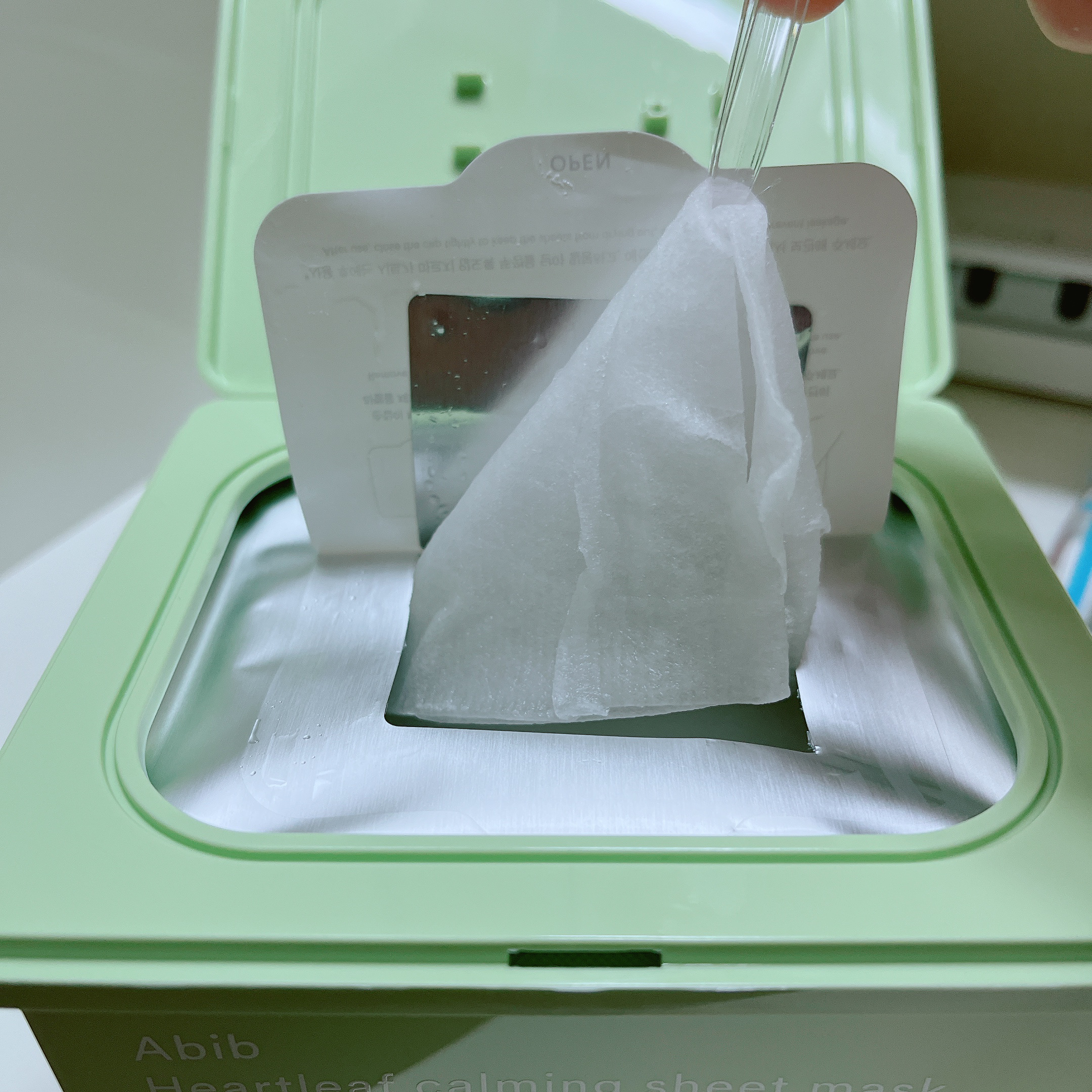 ドクダミシートマスクデイリーピック/Abib /シートマスク・パックを使ったクチコミ（2枚目）