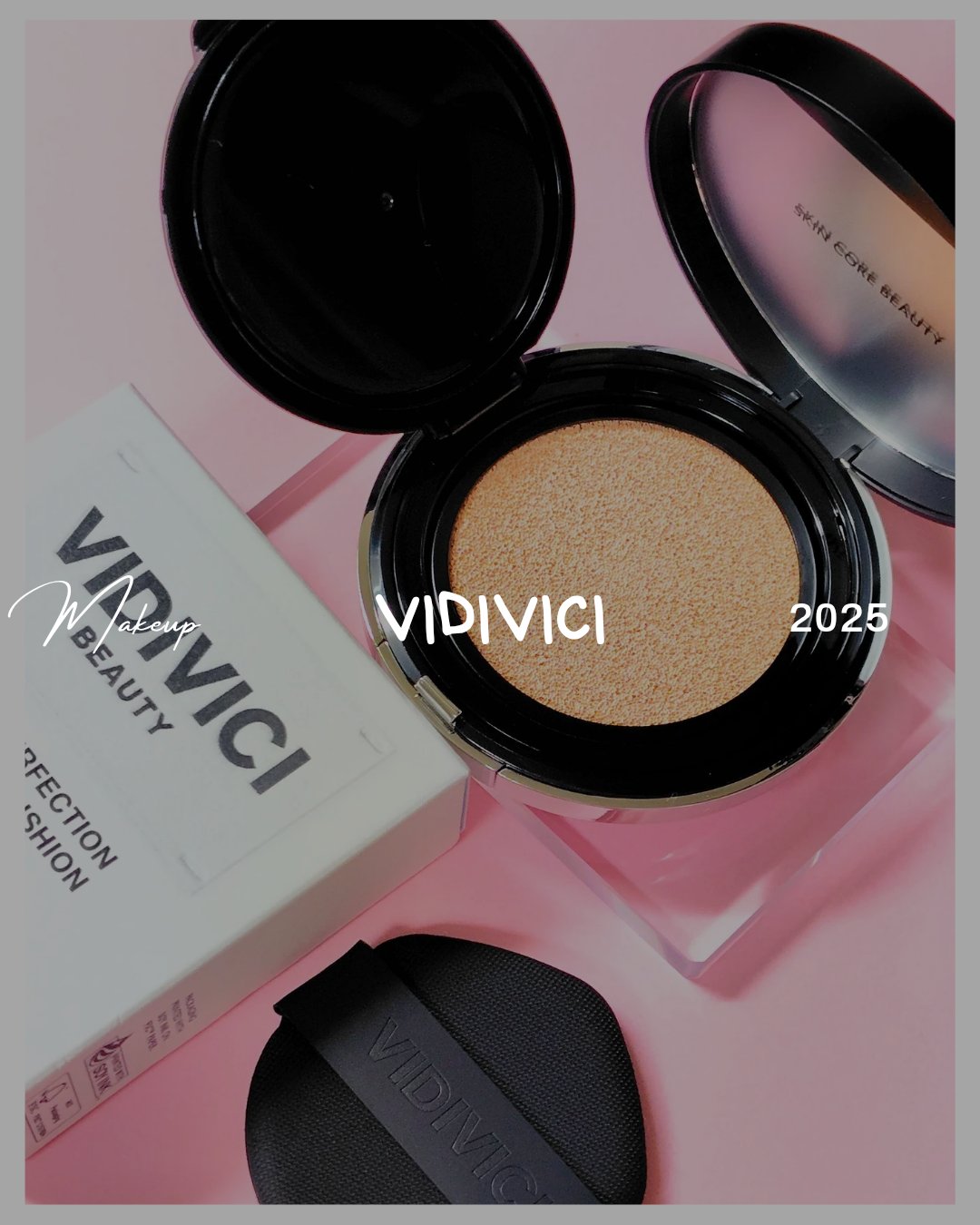ブラックパーフェクション カバーフィットクッション/VIDIVICI/クッションファンデーションを使ったクチコミ（1枚目）