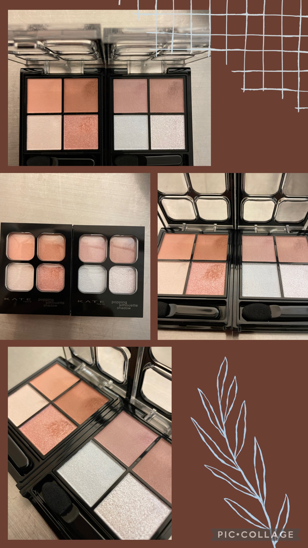 KATE
ケイト ポッピングシルエットシャドウ
EX-4
コットンブルーポップ　限定
EX-5
コットンピンクポップ　限定

両方共に¥1,540

ブルーっぽい方が人気のようです。
実店舗では、もう手に入れられませんでした。
まだ在庫があ