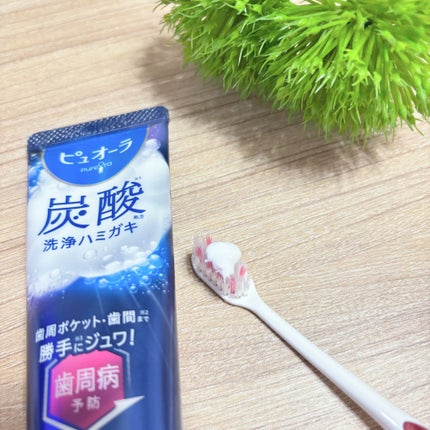 ピュオーラ 炭酸ハミガキ【医薬部外品】/ピュオーラ/歯磨き粉を使ったクチコミ(2枚目)