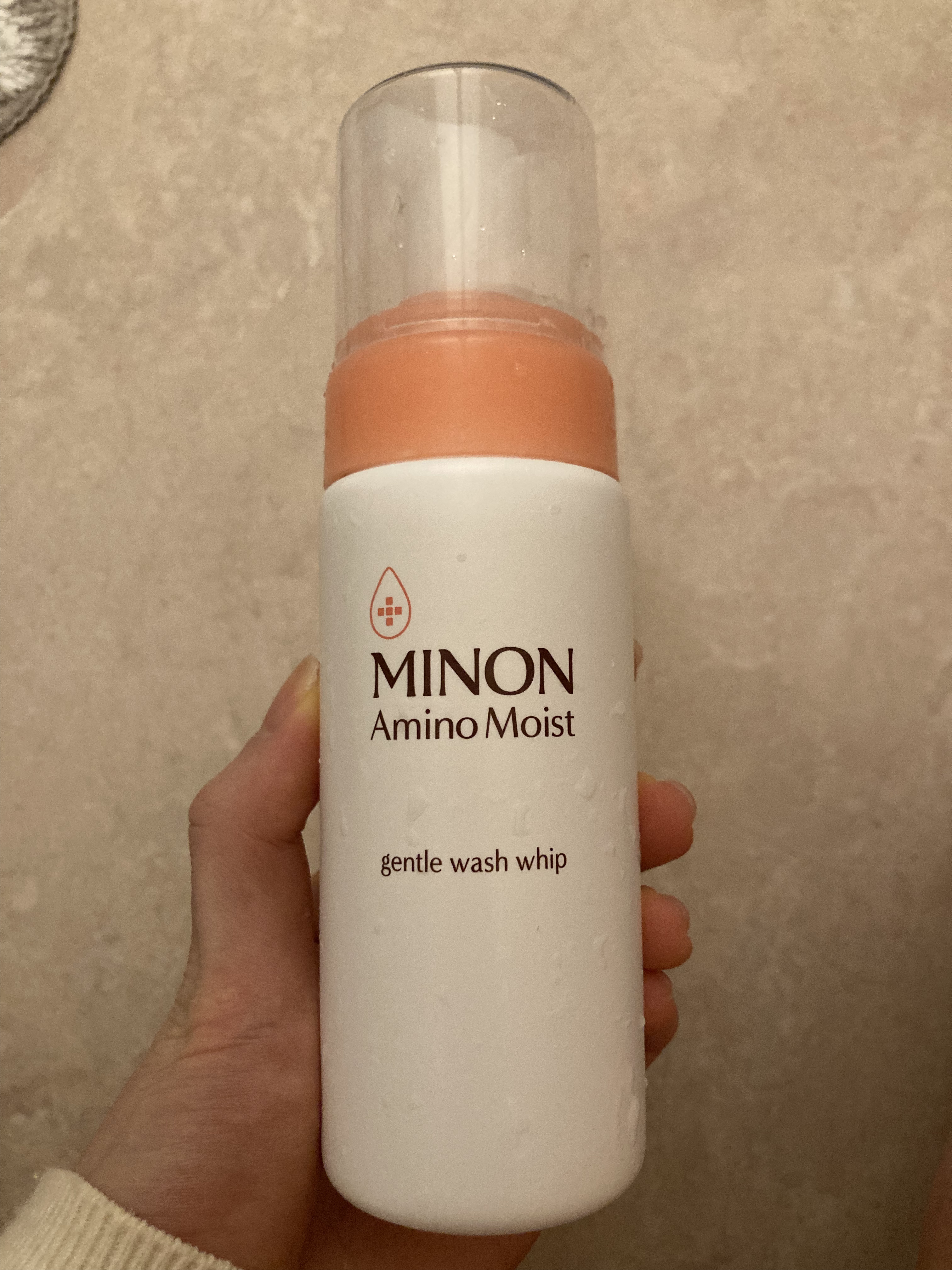 ミノン アミノモイスト ジェントルウォッシュ ホイップ/ミノン/泡洗顔を使ったクチコミ（1枚目）