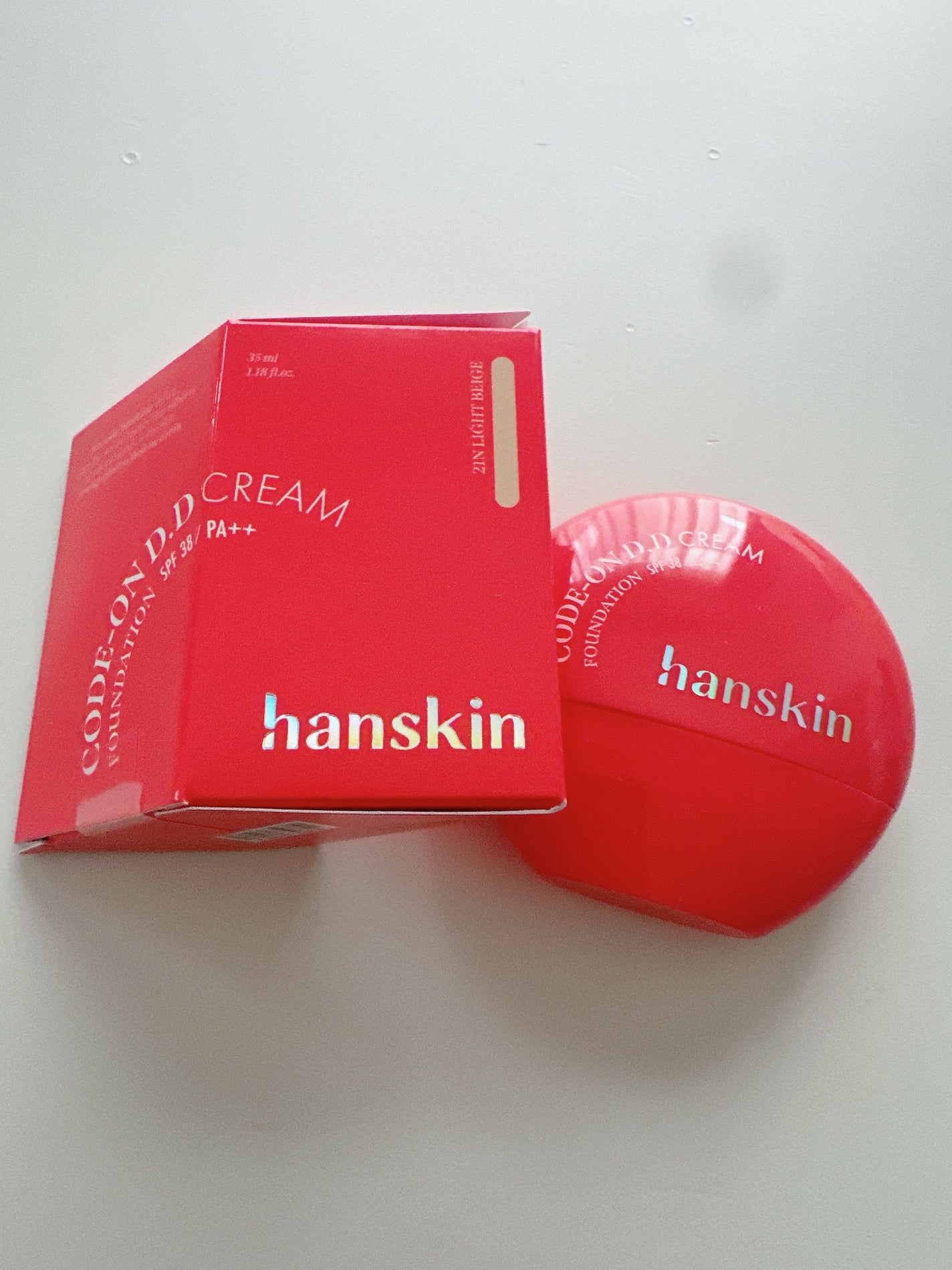 CODEON DDクリームファンデーション/ハンスキン/クリーム・エマルジョンファンデーションを使ったクチコミ(1枚目)