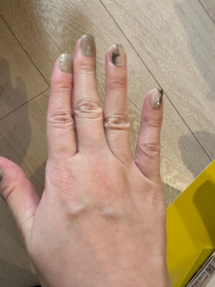 セミキュアジェルネイル(ハンド)/ohora/ネイルシールを使ったクチコミ(2枚目)