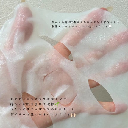 ドクダミシートマスクデイリーピック/Abib /シートマスク・パックを使ったクチコミ(2枚目)