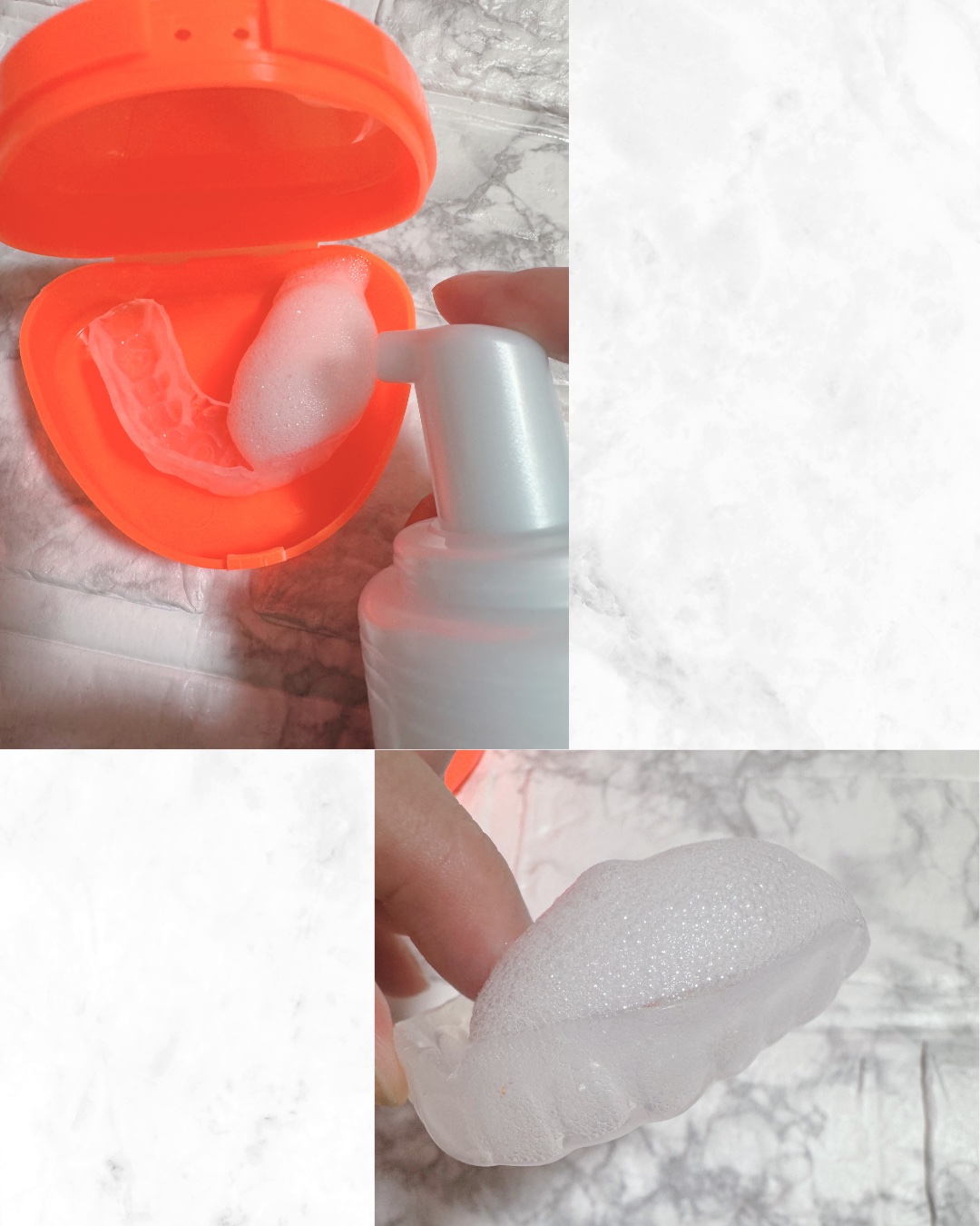 ピュオーラ　マウスピース用泡ウォッシュ/ピュオーラ/その他オーラルケアを使ったクチコミ（3枚目）