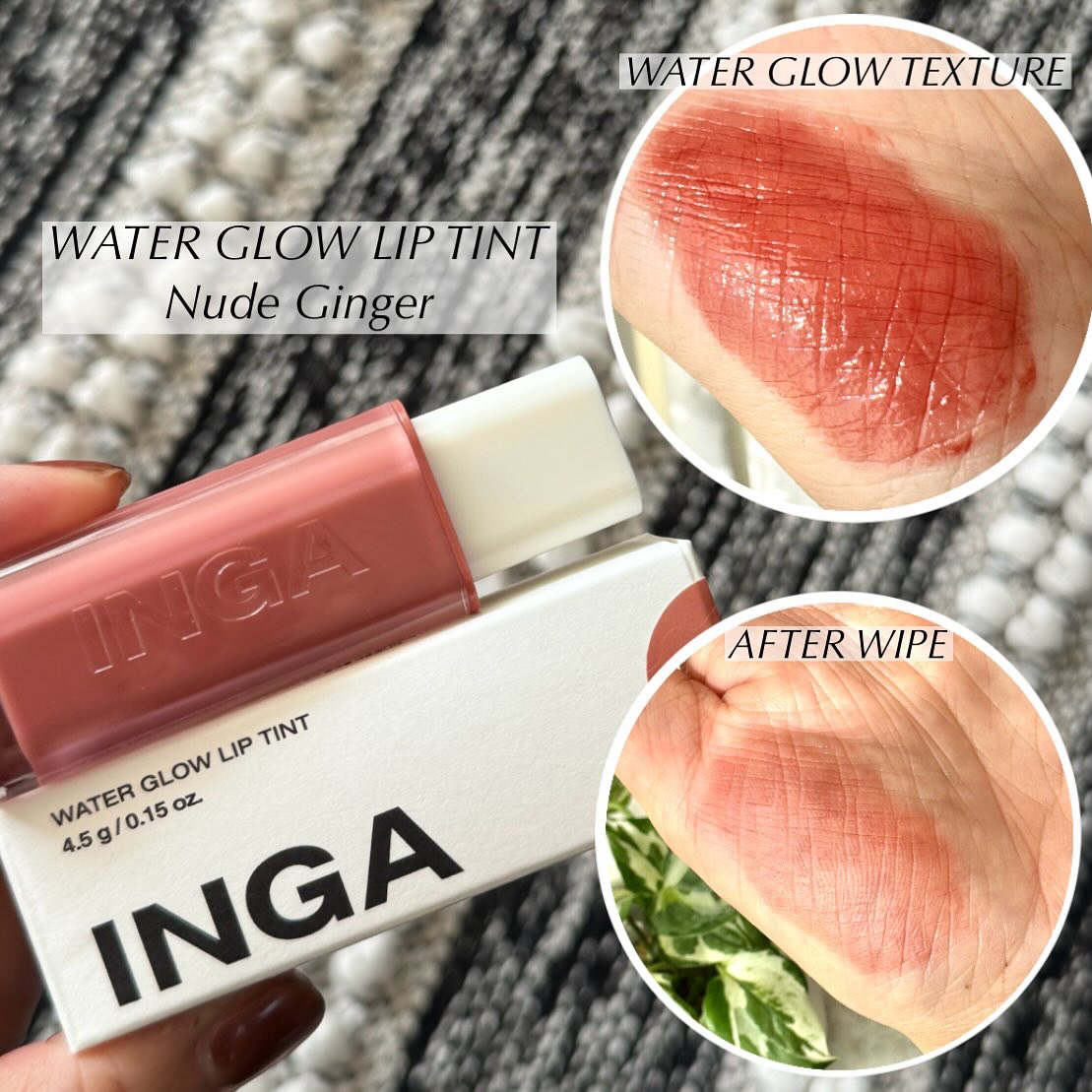 ウォーターグローリップティント/INGA/リップティントを使ったクチコミ（2枚目）