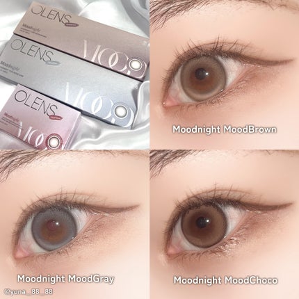 Moodnight 1day/OLENS/カラーコンタクトレンズを使ったクチコミ(5枚目)