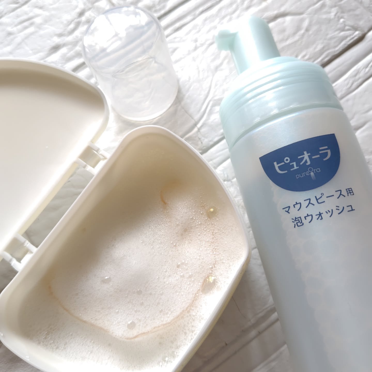 ピュオーラ　マウスピース用泡ウォッシュ/ピュオーラ/その他オーラルケアを使ったクチコミ（3枚目）