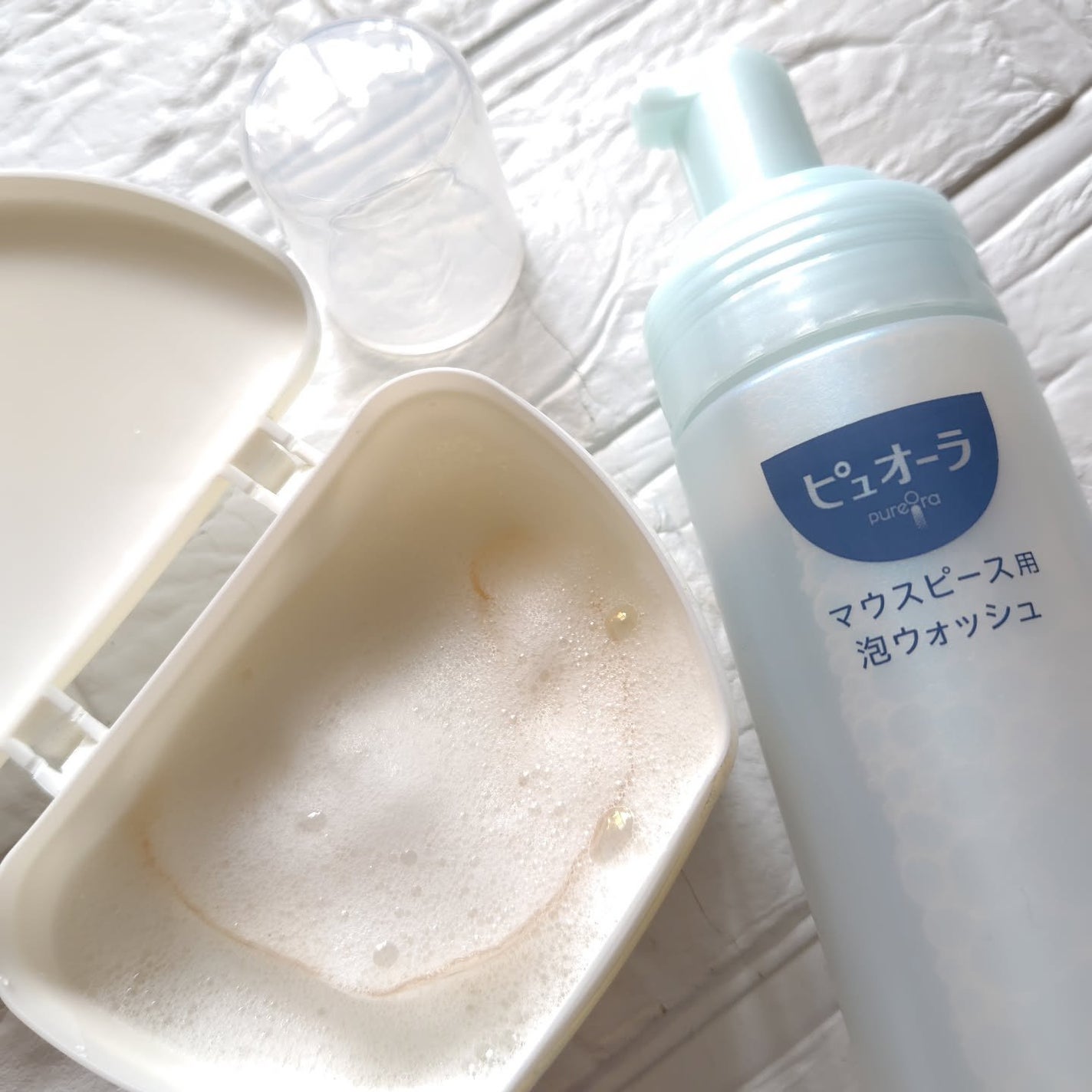 ピュオーラ マウスピース用泡ウォッシュ/ピュオーラ/その他オーラルケアを使ったクチコミ(3枚目)