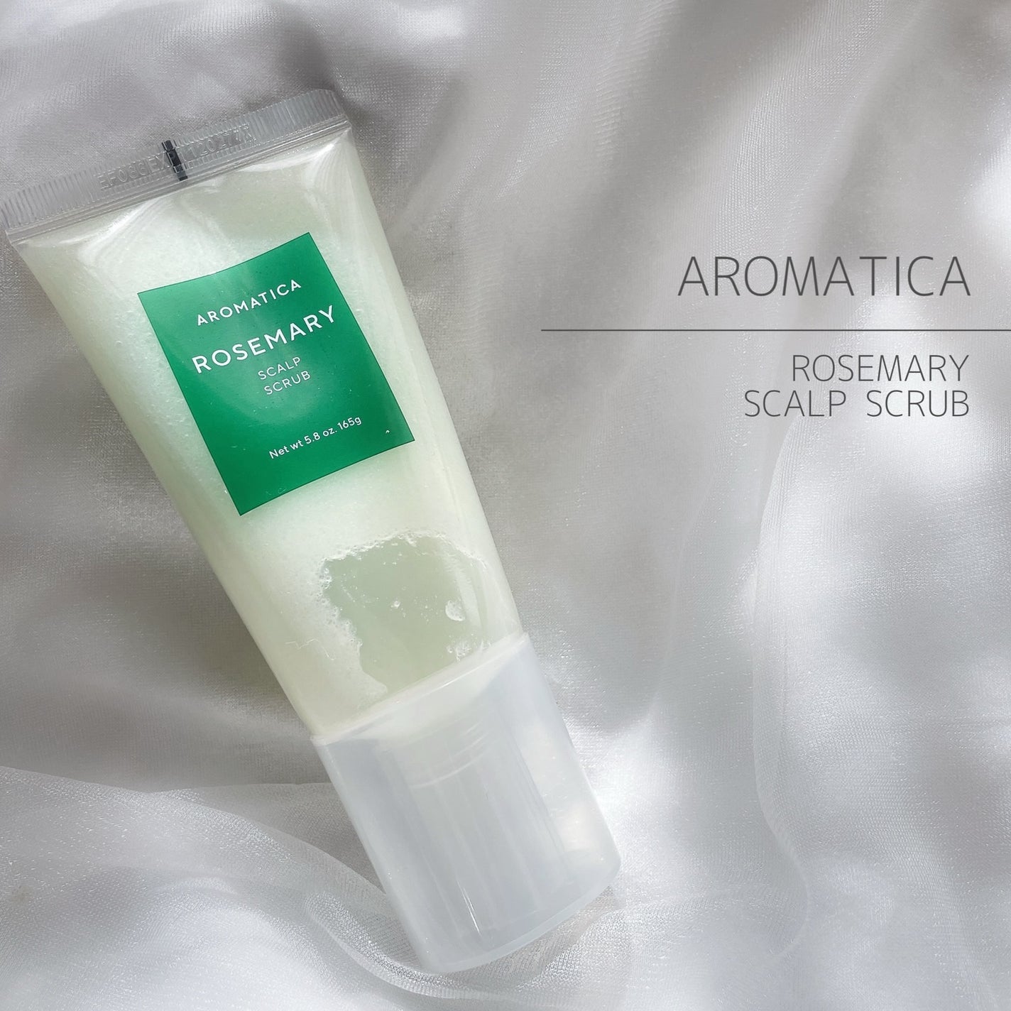 ローズマリー スカルプ スクラブ/AROMATICA/ヘッドスクラブを使ったクチコミ(1枚目)