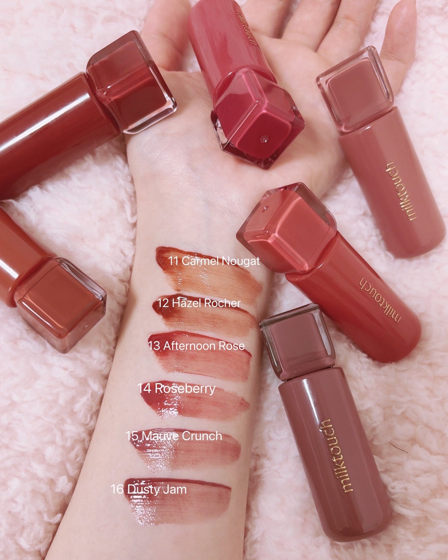 すろーむ on LIPS 「ミルクタッチのバズリップたち…可愛すぎて新色のショコラムード6..」(4枚目)