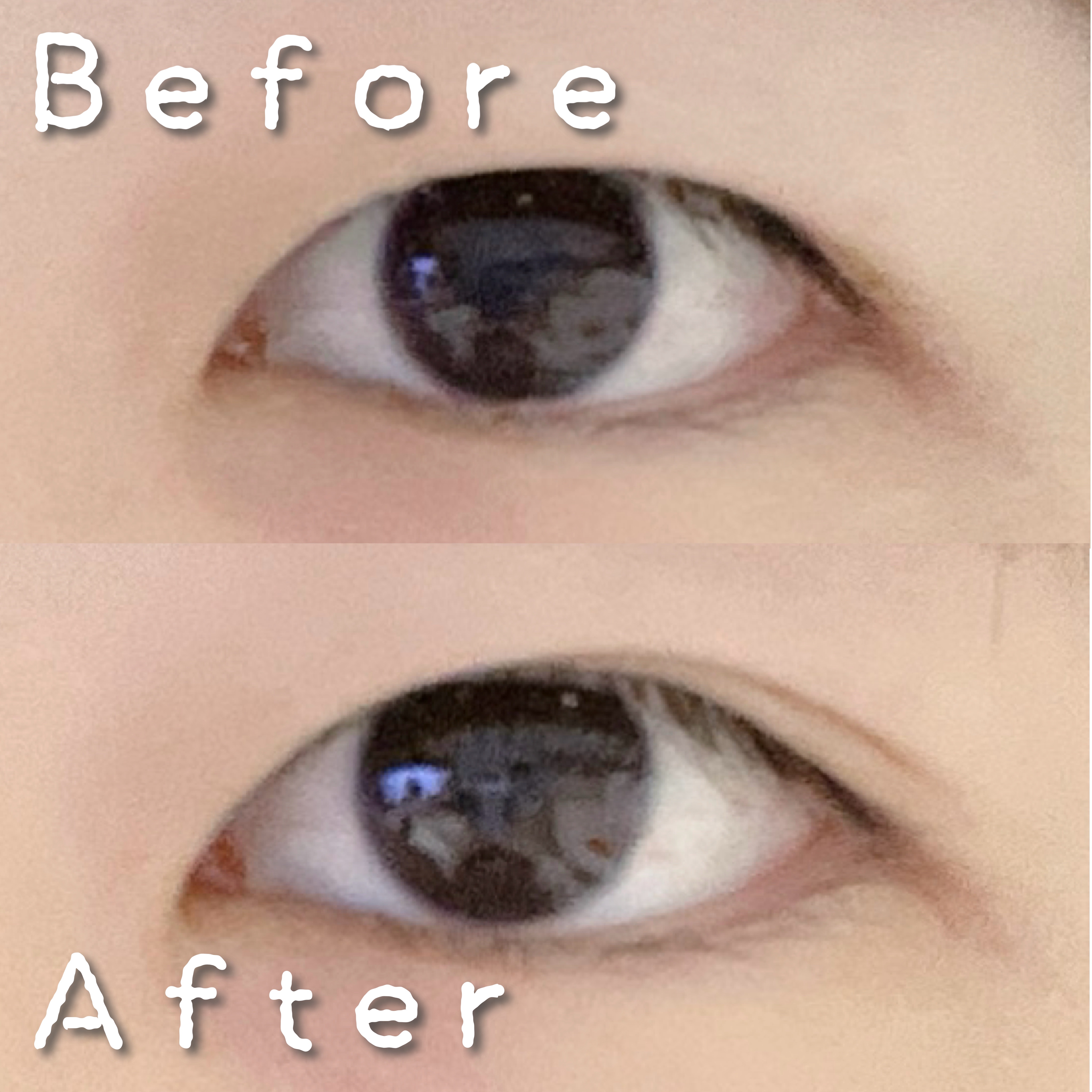 TWOOLダブルアイリッドハイブリットフィルム/SHOBIDO/二重まぶた用アイテムを使ったクチコミ（2枚目）